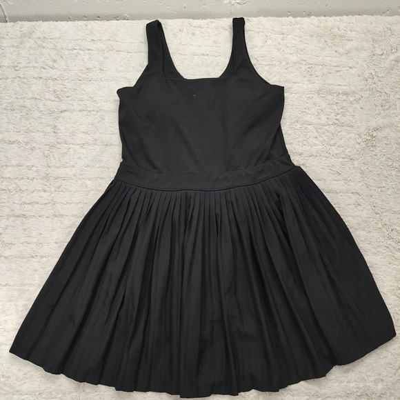 all in motion Dresses & Skirts - all in motion Black Pleated Tank Dress